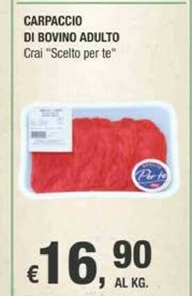 Crai Crai - Carpaccio Di Bovino Adulto offerta