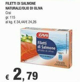 Crai Filetti di salmone offerta