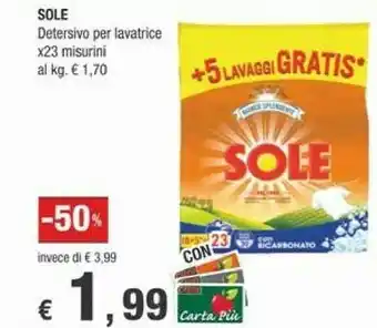 Crai Sole Detersivo in polvere offerta