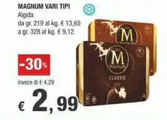 Crai Algida Magnum Classic 219g offerta