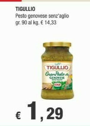 Crai Star Star - Gran Pesto alla Genovese Tigullio 90 g(ml) offerta
