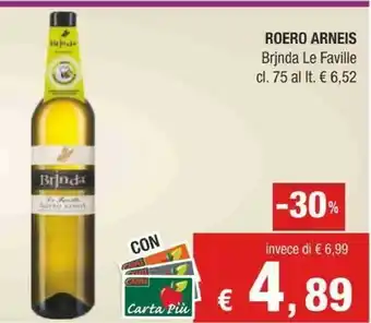 Roero Arneis Brjnda Le Faville