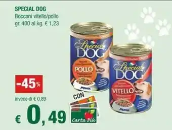 Crai Monge Special DOG Bocconcini Vitello offerta