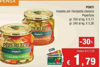 Crai Ponti Insalata Per Riso Light Peperlizia 350 G(ml) offerta