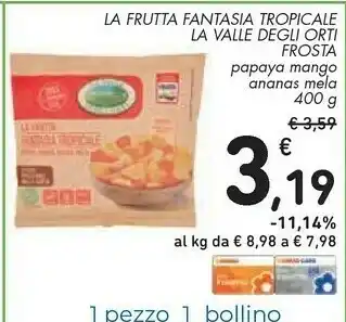 Conad Frosta La Frutta Fantasia Tropicale La Valle Degli Orti offerta