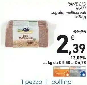Conad Matt Pane Bio Segale offerta