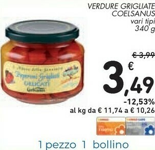 Conad Coelsanus Verdure Grigliate offerta