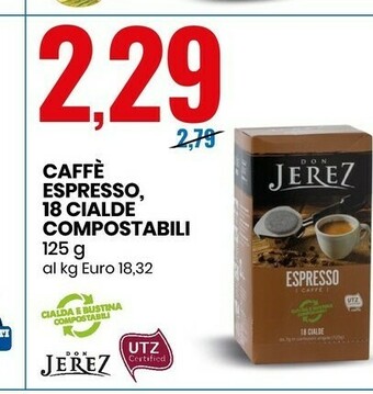 Eurospin Don jerez Caffe Espresso offerta