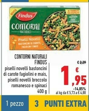 Conad Findus Piselli offerta