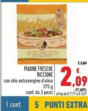 Conad Riccione piadina Piadine offerta