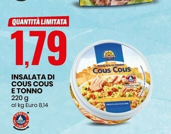 Eurospin Athena Insalata Di Cous Cous E Tonno offerta