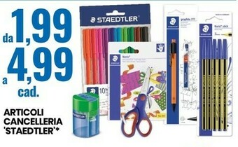 Eurospin Staedtler Blister Con 2 Penne Noris Blu offerta