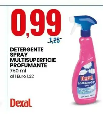 Eurospin Dexal Detergente Spray Multisuperficie 750 Ml offerta