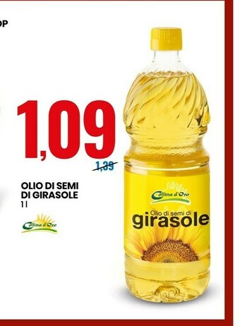 Eurospin Collina D'Oro - Olio Di Semi Di Girasole 1000 G(ml) offerta