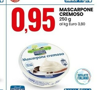 Eurospin Pascoli Italiani Mascarpone Cremoso offerta