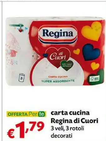 Pam Regina Di Cuori Carta Cucina offerta