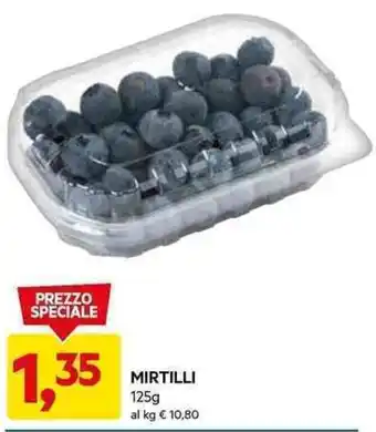 DPiù MIRTILLI 125g offerta