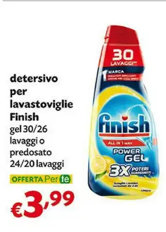 Pam Finish Detersivo Per Lavastoviglie offerta