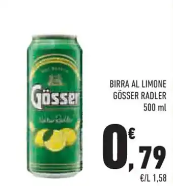 BIRRA AL LIMONE GÖSSER RADLER 500 ml