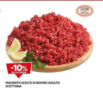 DPiù MACINATO SCELTO DI BOVINO ADULTO SCOTTONA offerta