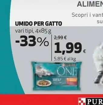 Coop Purina Umido Per Gatto offerta