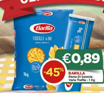 Barilla Pasta Di Semola