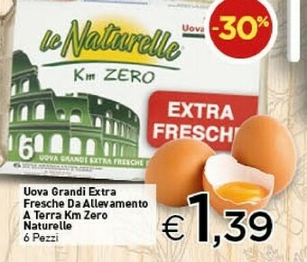 Crai Le Naturelle - 6 Uova Grandi Fresche Da Allevamento A Terra offerta