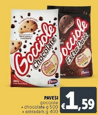 Deco Supermercati Pavesi Gocciole Extradark 400 G(ml) offerta