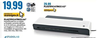 Eurospin Pastificatrice A4 offerta
