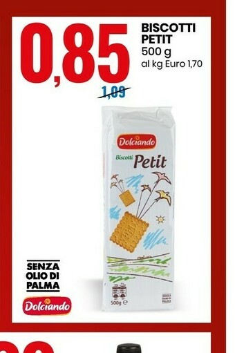Eurospin Petit Biscotti offerta