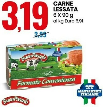 Eurospin Buonpascolo Carne Lessata offerta