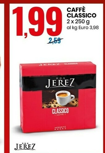 Eurospin Don Jerez - Caffè Classico 500 G(ml) offerta