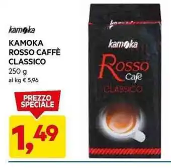 DPiù KAMOKA ROSSO CAFFÈ CLASSICO 250 g offerta