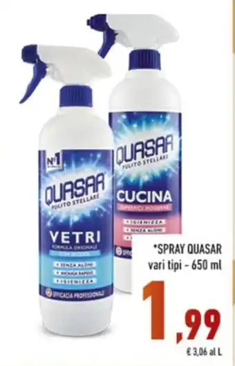 Conad SPRAY QUASAR vari tipi – 650 ml offerta