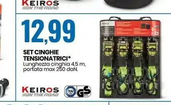 Eurospin Keiros Set Cinghie Tensionatrici offerta