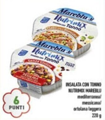 Conad INSALATA CON TONNO NUTRIMIX MAREBLU 220 g offerta