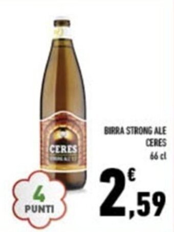 Conad BIRRA STRONG ALE CERES 66 cl offerta