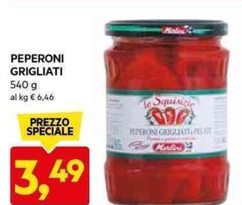 DPiù PEPERONI GRIGLIATI 540 g offerta