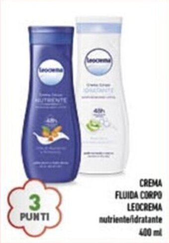 Conad CREMA FLUIDA CORPO LEOCREMA nutriente/idratante 400 ml offerta
