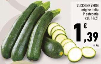 Conad ZUCCHINE VERDI offerta