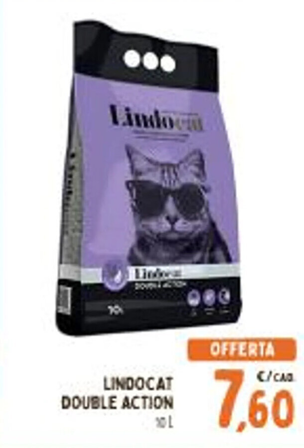 Pet Store Conad LINDOCAT DOUBLE ACTION 30 L offerta