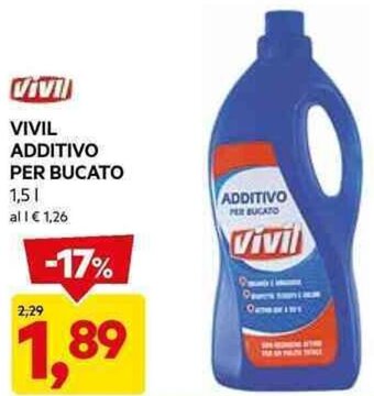DPiù VIVIL ADDITIVO PER BUCATO 1,5 l offerta