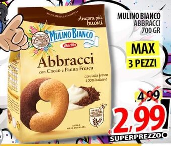 Il Genio Supermercato MULINO BIANCO ABBRACCI 700 GR offerta