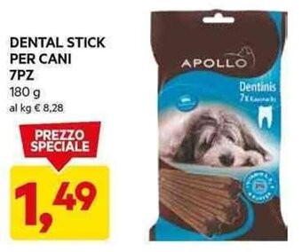 DPiù DENTAL STICK PER CANI 7PZ 180 g offerta