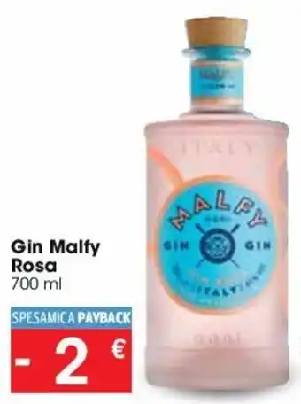 Carrefour Gin Malfy Rosa 700 ml offerta