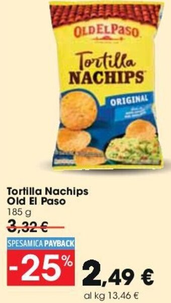 Carrefour Tortilla Nachips Old El Paso 185 g offerta