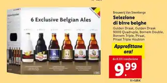 Lidl Brouwerij Van Steenberge Selezione di birre belghe offerta