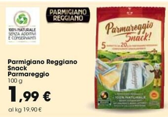 Carrefour Parmigiano Reggiano Snack Parmareggio 100 g offerta