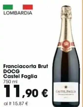Carrefour Franciacorta Brut DOCG Castel Faglia 750 ml offerta