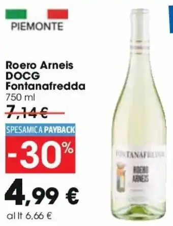 Carrefour Roero Arneis DOCG Fontanafredda 750 ml offerta